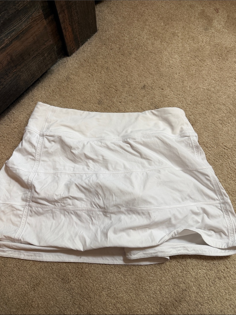 lululemon athletica White A-Line Active Skort